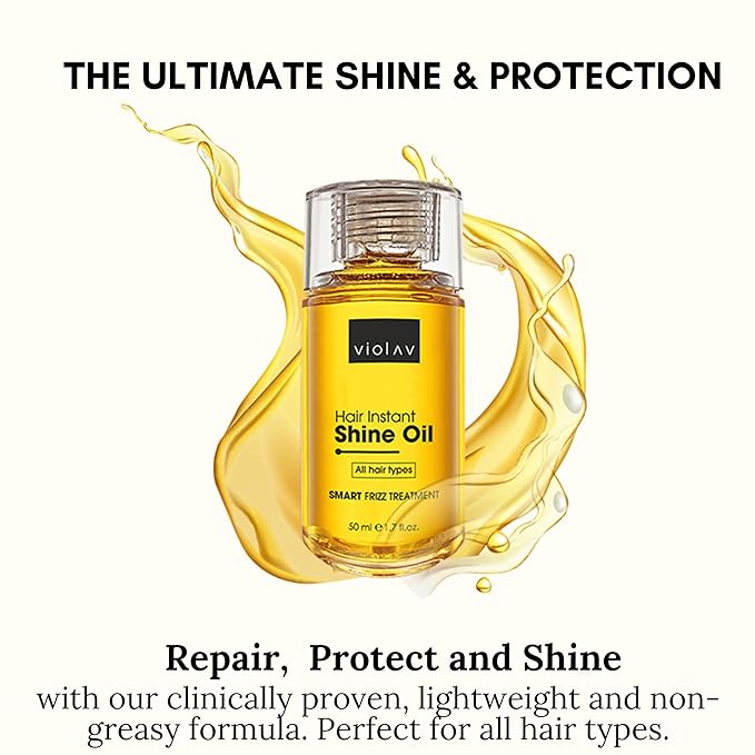 Hair Oil for Frizzy Hair | Hair Growth Oil, Heat Protectant, Instant Shine, Strong Care Serum for Split Ends & Curls - Hair Perfume, Travel Size, Damaged, Dry Oils Curly Hair & Anti Frizz Control