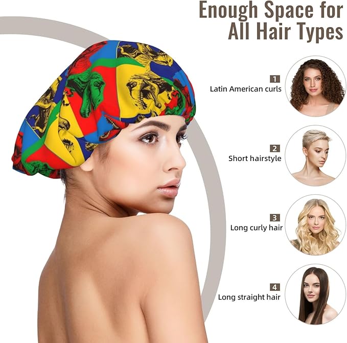 Silk Hair Bonnet for Sleeping, Double Layer Hair Bonnet for Curly Natural Frizz