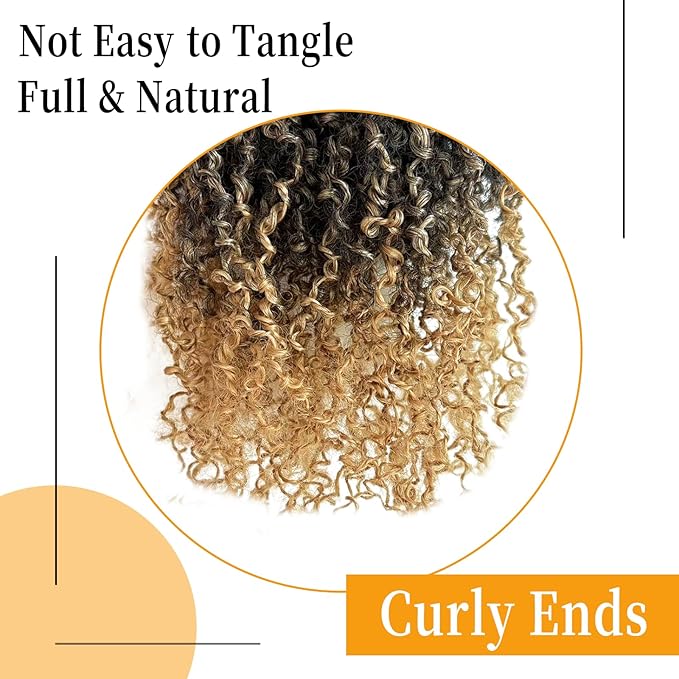 14 Inch Pre-Looped Yanky Twist Crochet Hair, 30 Strands/Pc, Mini Passion Twists, Senegalese Braiding Hair (T27, 8 Pcs/Pack)