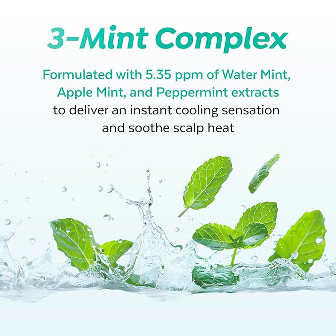 A’PIEU Mint Hair Vinegar - Deep Scalp Clean & Detox for Oily Scalp, Buildup & Dandruff Scalp Treatment, pH-Balancing Rinse for Fresh, Shiny Hair, Korean Haircare, 6.76 fl oz