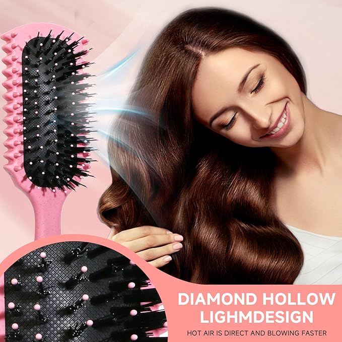 Curl Defining Brush, Curly Hair Brush Products With 3 Pcs Slick Back Hair Brush Set Bristle Brush Edge Control Teasing Comb for women (Blue)