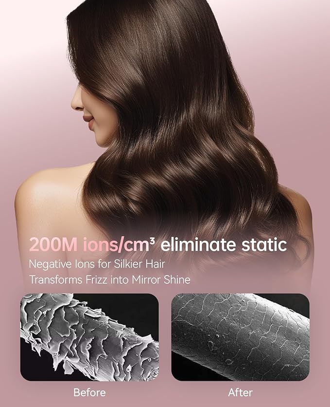 Hair Dryer with Diffuser, CONFU Hair Dryers for Women, Blow Dryers for Men, Hairdryer with Diffuser Attachment, Portable Lightweight Fast Drying Negative Ion Hairdryer for Home