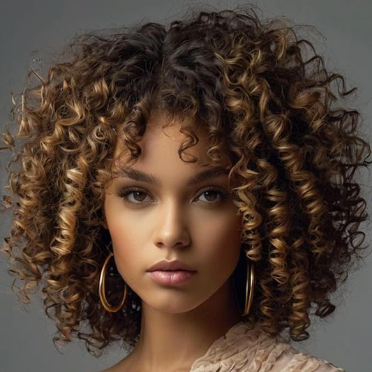 Short Jamaican Bounce Crochet Hair 3 Packs 2X Ringlet Wand Curl Crochet Hair 8 Inch Curly Crochet Braiding Hair 60 Roots