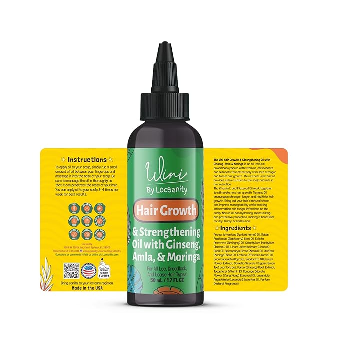 Locsanity Natural & Organic Loose Natural Sample Travel Kit, Gentle 2-in-1 Shampoo/Conditioner, Deep Moisturizing Conditioner, Hair Oil, Detangler Leave-in Conditioner, Smooth Liquid Edge Gel