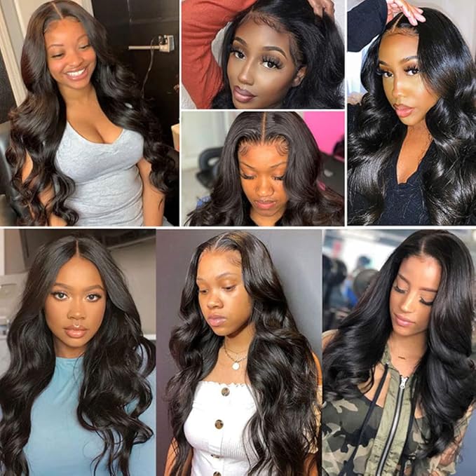 YISEA Body Wave Human Hair 3 Bundles (26 28 30 inches) 12A 100% Unprocessed Brazilian Virgin Human Hair Body Wave Bundles Natural Color Weave Extensions