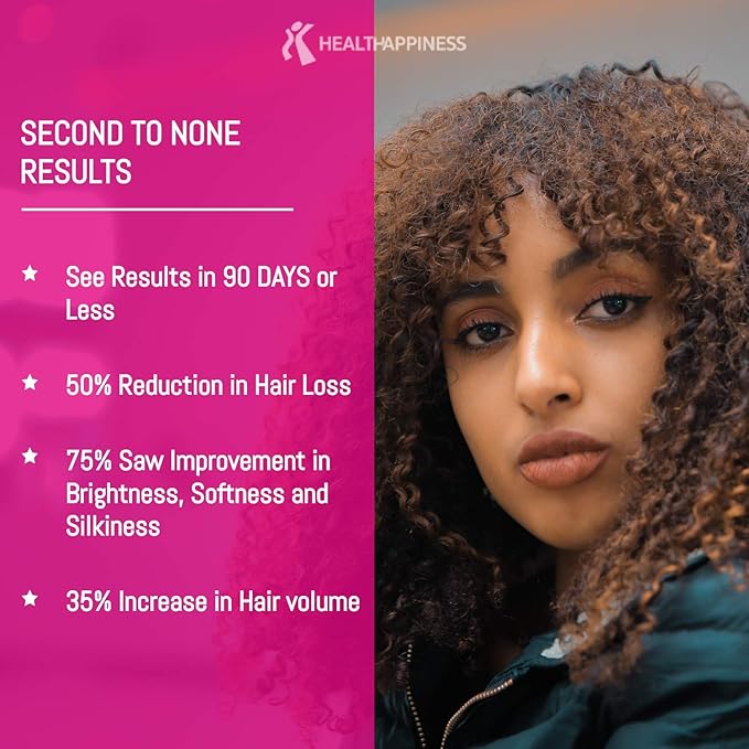 UpNourish Hair Growth Vitamins for Women - Proven Hair Supplement with KERANAT, DHT Blocker PHYTOPIN, Biotin 5000 mcg & SOD, Hair Vitamins for Faster Hair Growth, Hair Loss & Thinning Hair - 90 ct