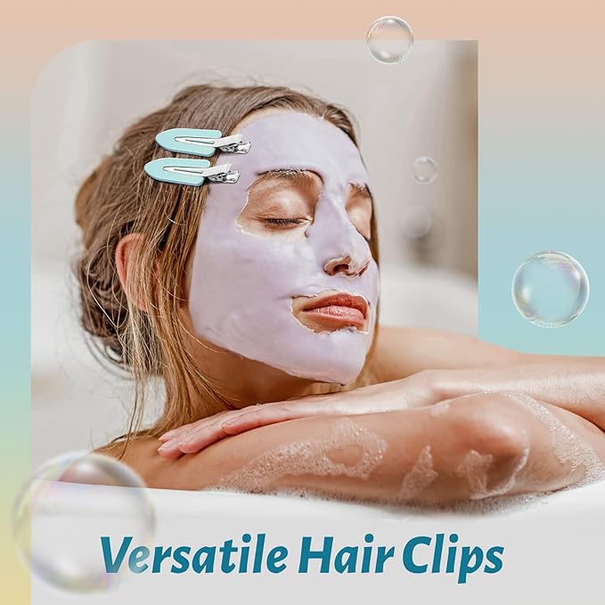 8 Pcs No bend Hair Clips No Crease Makeup Hair Clip Duckbill Clip No Dent Creaseless Alligator Hair Barrettes for Salon Hairstyle Women Girls Makeup Accessories (Yellow)