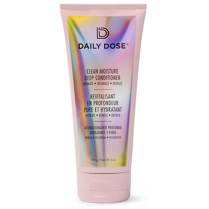 DAILY DOSE Deep Conditioner Hair Mask/Masque - Treatment for Dry, Damaged & Colored Treated Hair - Paraben Free, Phthalates Free, Vegan & Cruelty Free - for All Hair Types