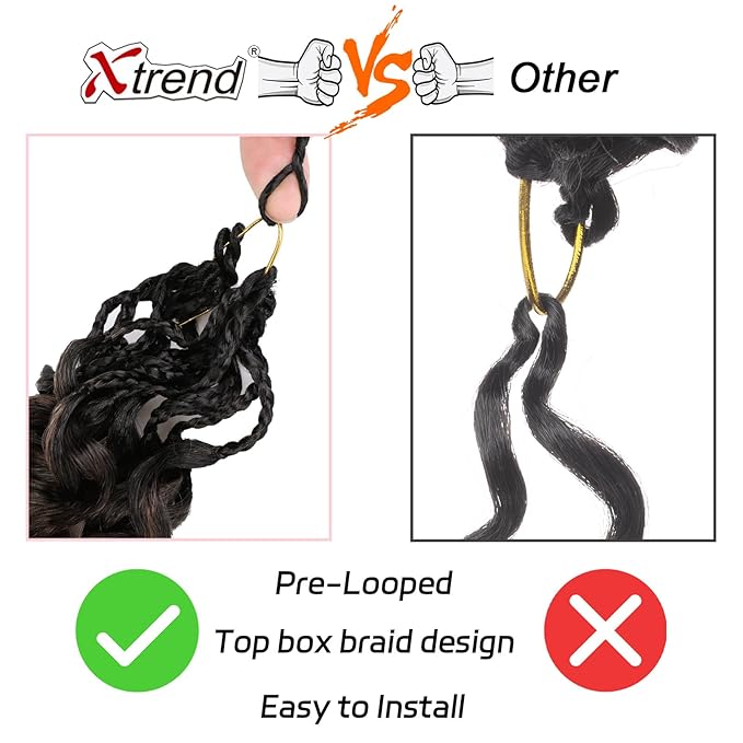 14 Inch Gogo Curl Crochet Hair Ocean Wave Crochet Hair Deep Twist Pre-looped 8 Packs Goddess Box Braids Short Curly Water Wave Synthetic Braiding Hair for Women (16Strands/pack SR30#)