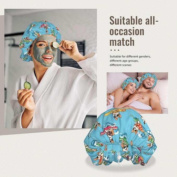 Silk Bonnet for Sleeping, Satin Hair Bonnets, Soft Elastic Band Silk Sleep Cap, Hair Wrap for Women