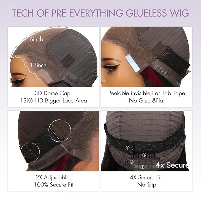 MEGOOD 99j Burgundy Lace Front Wigs Human Hair Pre Plucked 250 Density 13x6 Highlight Burgundy Wig Human Hair for Women HD Transparent 13x6 Body Wave Lace Frontal Wigs Glueless Wine Red Wig 26 Inch