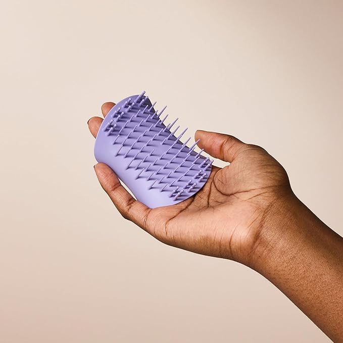 Tangle Teezer Scalp & Shampoo Hairbrush, to Exfoliate, Massage, and Cleanse, for All Hair Types, Lavender Lite Purple