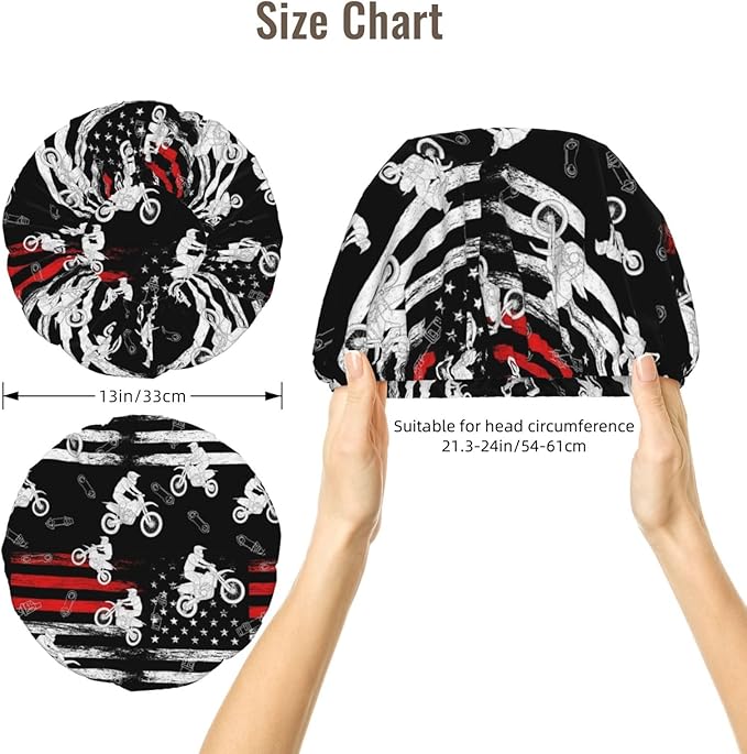 Silk Hair Bonnet for Sleeping, Double Layer Hair Bonnet for Curly Natural Frizz