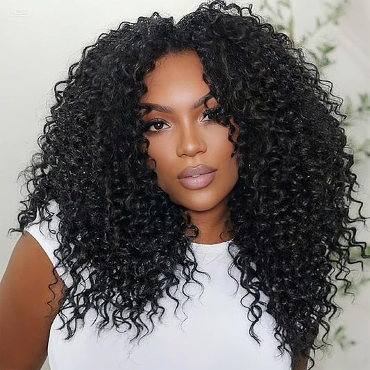 Xtrend Pre Looped Micro Brazilian Kinky Curly Crochet Hair 14 Inch 8 Packs Black Micro Curly Braiding Hair Extensions Deep Wave Synthetic For Mini Twist Hair For Boho (30 Strands/Pack，1B#)