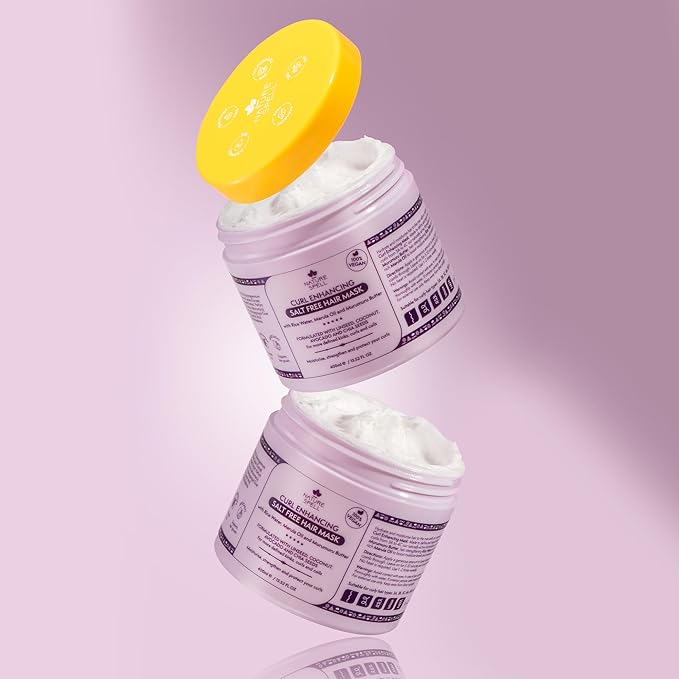 Nature Spell Curl Enhancing Hair Mask, Sulfate & Paraben Free, Deeply Moisturizes & Hydrates Kinks, Coils & Curls, with Coconut Oil & Aloe Vera, Color Safe, For All Curl Types, Vegan, 13.52 fl oz