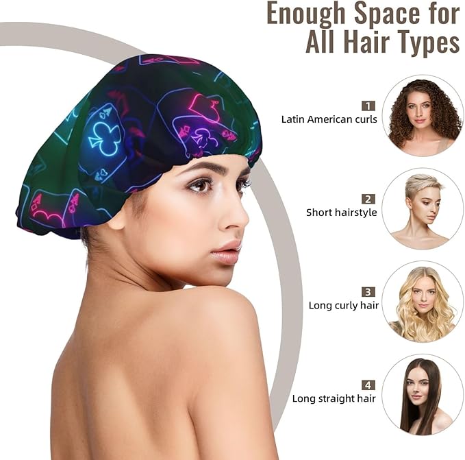 Silk Hair Bonnet for Sleeping, Double Layer Hair Bonnet for Curly Natural Frizz