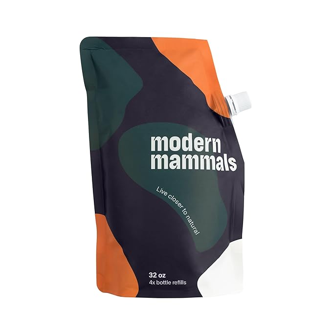 Modern Mammals Men's Shampoo Alternative I Sulfate Free CoWash I Enhances Natural Hair Volume I Lather Free, Cleansing, Hydrating, Replaces Conditioner, 2 in 1, I Barber Recommended (32oz)