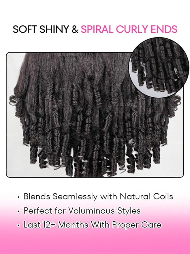 Curlyme Kinky Straight Wig Human Hair Glueless Install 3 In 1 Drawstring Half Wig With Spiral Curly Full Ends Flip Over Wig For Beginner Ponytail Headband Wig Human Hair 20 Inch