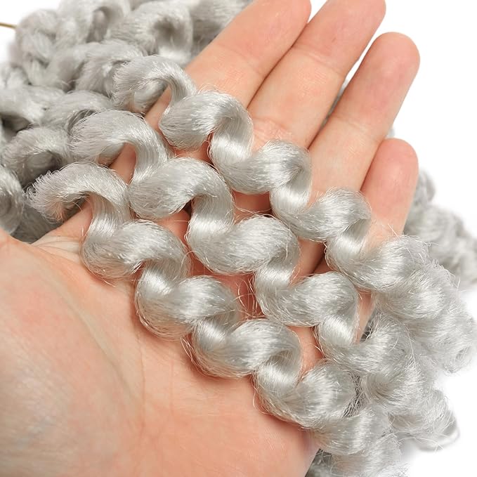 Short Jamaican Bounce Crochet Hair 5 Packs 2X Ringlet Wand Curl Crochet Hair 8 Inch Curly Crochet Hair Extensions Medium Shoulder Length Long Crochet Braiding Hair 100 Roots