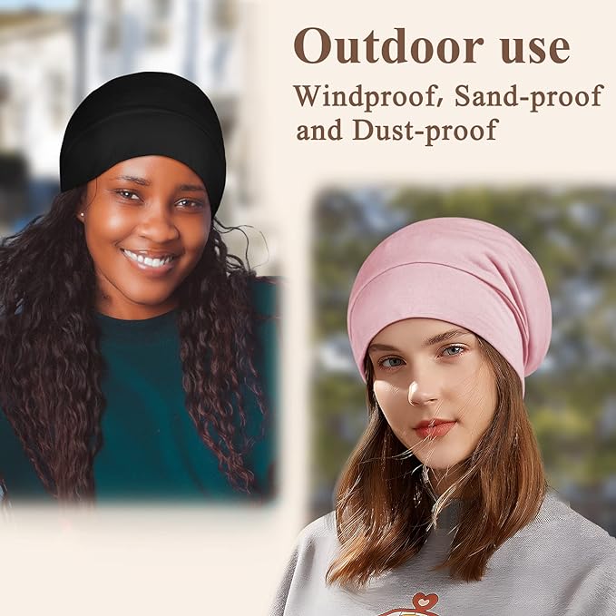 OLESILK Mulberry Silk Bonnet for Sleeping Women, Real Silk, Not Satin Pink