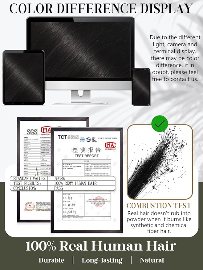 LOXXY Human Hair Extensions PU OVO Weft - Invisible Genius Extension Remy Human Hair with Holes - 20 Inch 100g Natural Black, Bead in Butterfly Extension Hair 1PCS, Weft Width 31.5"(80cm)