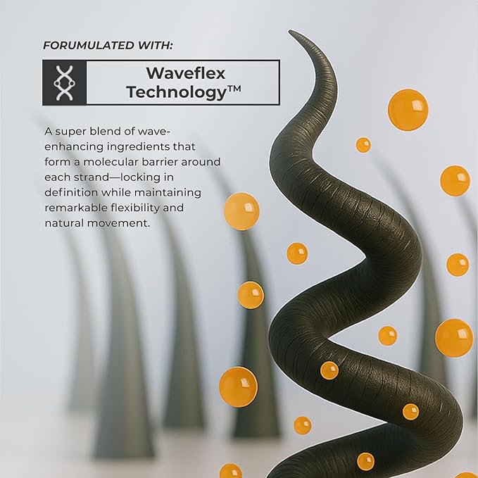 XMONDO Hair Wavetech Wave Foam, Vegan Styling Foam for Wavy Hair with Pro-Vitamin B5 and Nutrients to Hydrate Hair, Enhance Natural Curl Pattern and Fight Frizz, 6.7 Fl. Oz