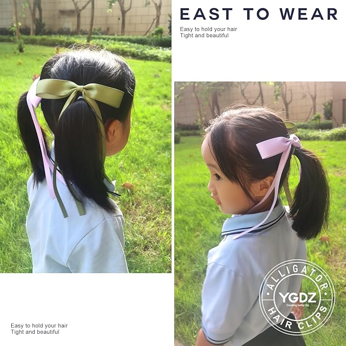 YGDZ Alligator Hair Clips, 150pcs 1.77 Inch Metal Hair Bow Clips Single Prong Silver Alligator Hair Clips for Bows Making Crafts(4.5cm)