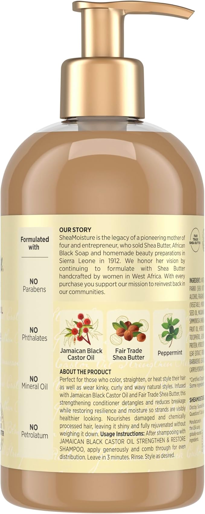 SheaMoisture Jamaican Black Castor Oil Conditioner 13 oz Liquid