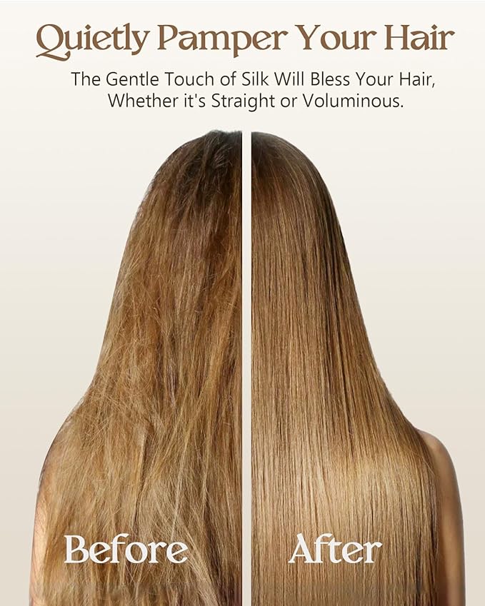 Silk Pillowcase 2 Pack - Pillow Cases 20" x 36" King Size Set of 2 for Hair and Skin Smooth Soft Breathable with Hidden Zipper Cooling Pillow Covers for Sleeping, Sun Moon Sign