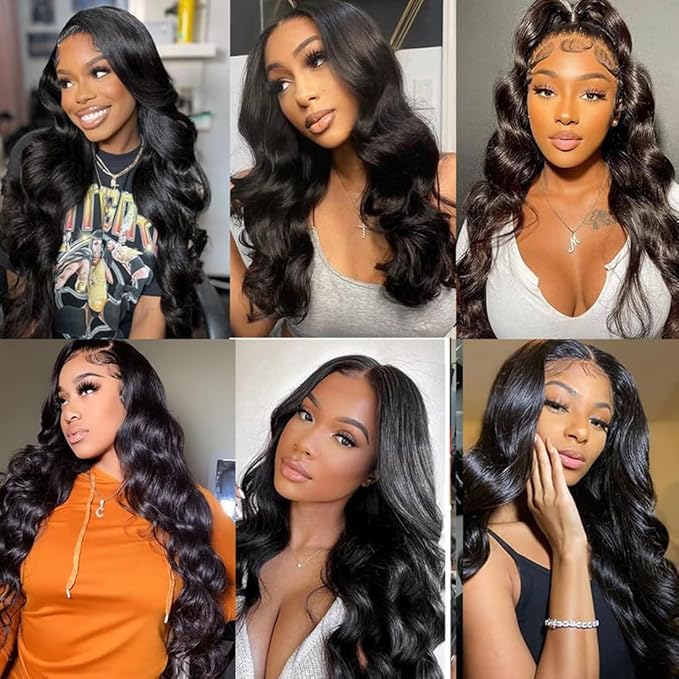 Human Hair Bundles Body Wave Bundles Brazilian 3 Bundles 20 22 24inch 12A 100% Unprocessed Virgin Human Hair Body Wave Quick Raw Weaves Deals Natural Black