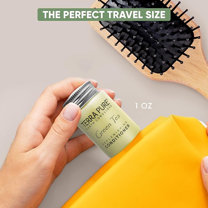 Terra Pure Conditioner, Travel Size Hotel Amenities, 1 oz (Case of 20)