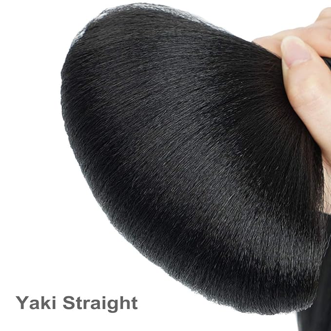 Dorsanee Natural Black Braiding Hair Pre Stretched 20 Inch 6 Packs Braiding Hair Extensions for Crochet Box Braids Twists Locs Hair Itch Free Soft Yaki Texture Hot Water Setting (20inch,#1B)