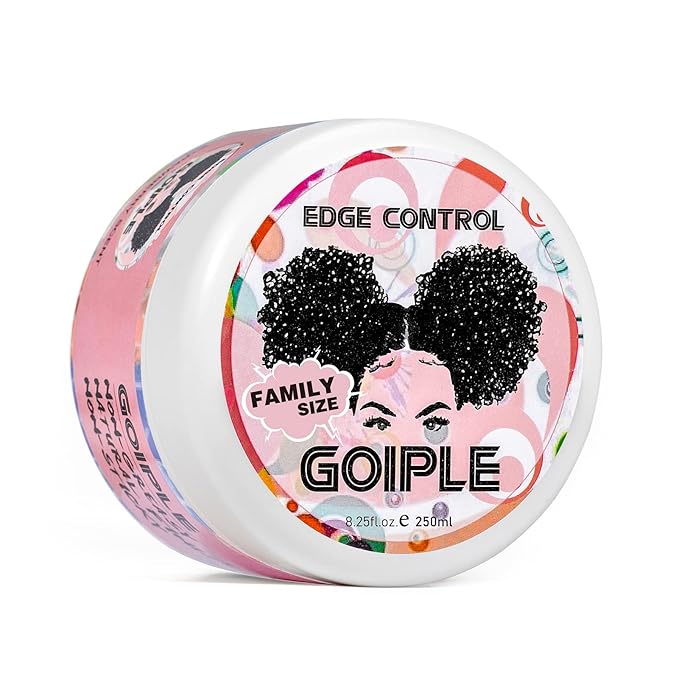 Goiple 8.25 OZ Edge Control Wax for Women, Non-greasy Edge Smoother, Hair Gel for All Hair Types, No Flaking, Extra Strong Hold Water-based Edge Stay Gel