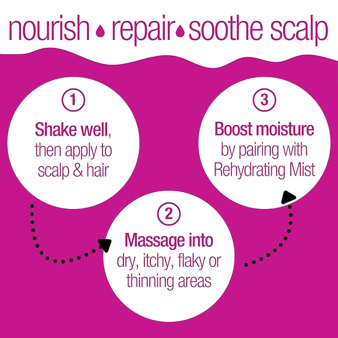 Hair & Scalp Moisturizer | Conditioning Leave In for Dry, Damaged, Curly Hair | Nourishing Moisturizer to Support Growth, Reduce Itching & Flaking | 4 Fl Oz