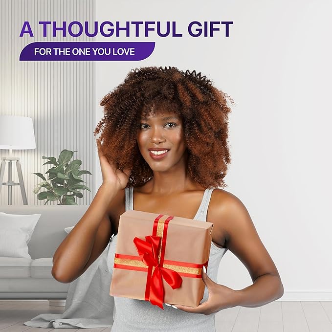 Bonnet Hair Dryer Attachment w/A Headband Integrated That Reduces Heat Around Ears & Neck - Diffuser Cap for Hair Dryer Curly Hair, Speeds Up Drying Time, Deep Conditioning at Home - Large (Purple)