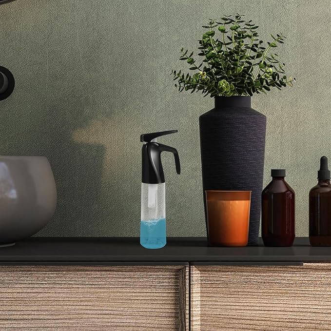 Continuous Spray Bottle for Hair Mist Fine Mist Refillable Plastic Mister for Hair Styling Conditioning Skin Care and Plant Misting Compact Travel Salon Barber Use