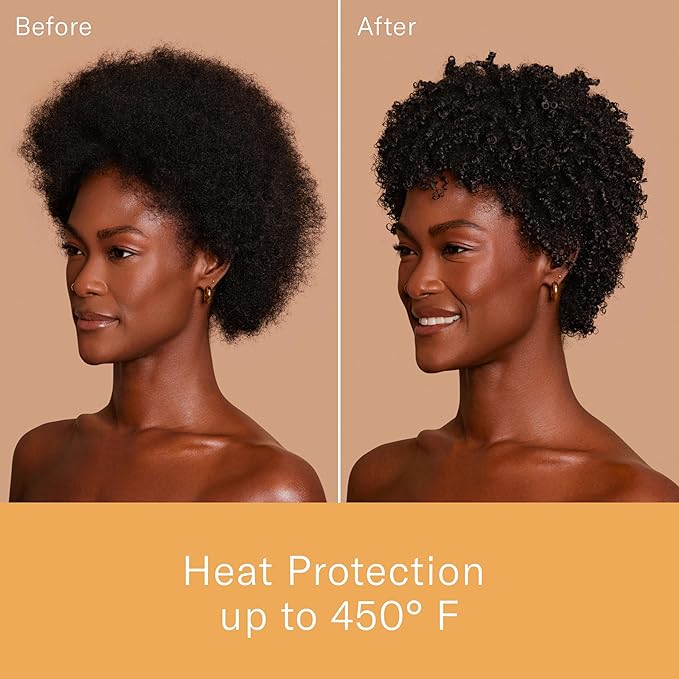 Rizos Curls Multivitamin Leave-In Heat Protection Up to 450°F – Strengthen, Repair & Add Shine to Straight, Wavy, Curly, Coily Hair Types 1a–4c – Sulfate & Paraben Free