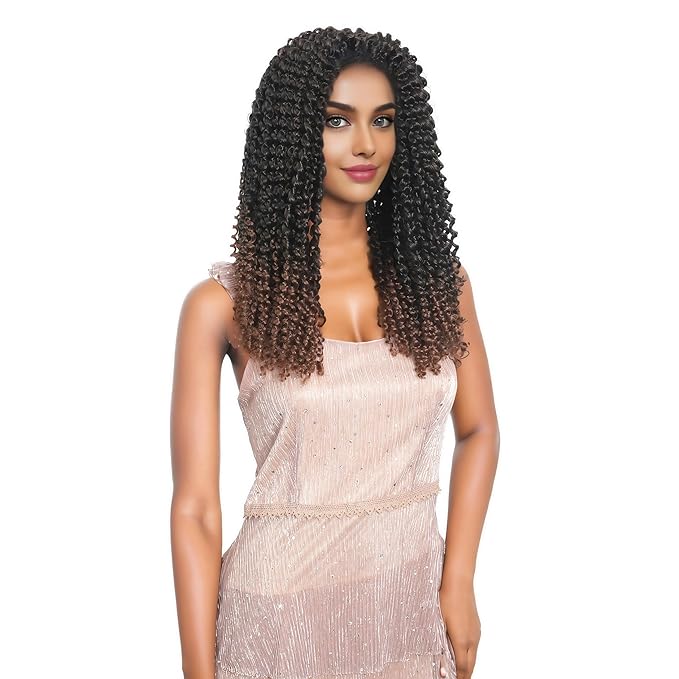 FUTAI Passion Twist Hair 7 Packs 18 Inch Pre Looped Water Wave Crochet Hair Bohemian Braids for Black Women