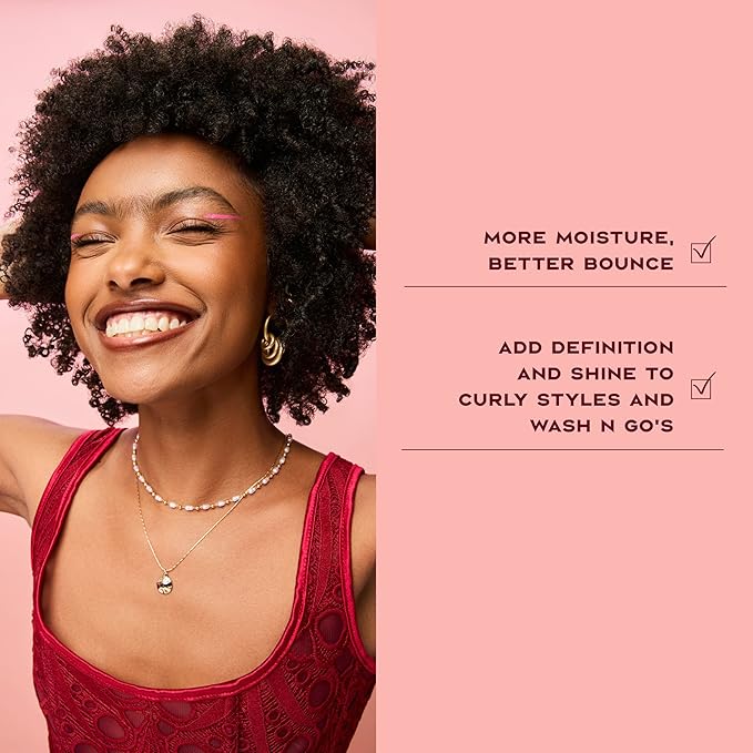 SheaMoisture Curl & Style Milk Coconut & Hibiscus with Silk Protein & Neem Oil for Thick, Defined, Curly Hair Fair Trade, Sulfate-Free 8 oz
