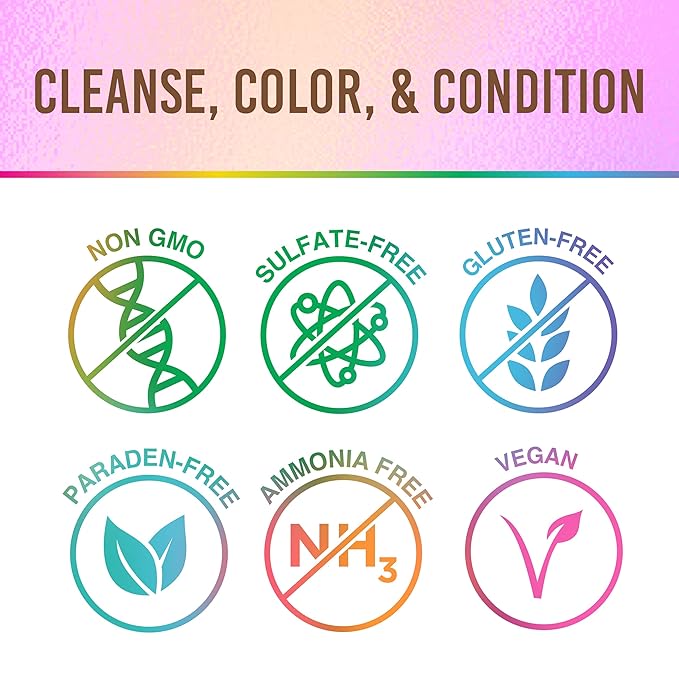 Punky Colour 3-in-1 Color Depositing Conditioner & Hair Cleanser - Mochanificent, Semi Permanent Hair Color Conditioner, Sulfate-Free Hair-Dye, 8.5 fl oz.