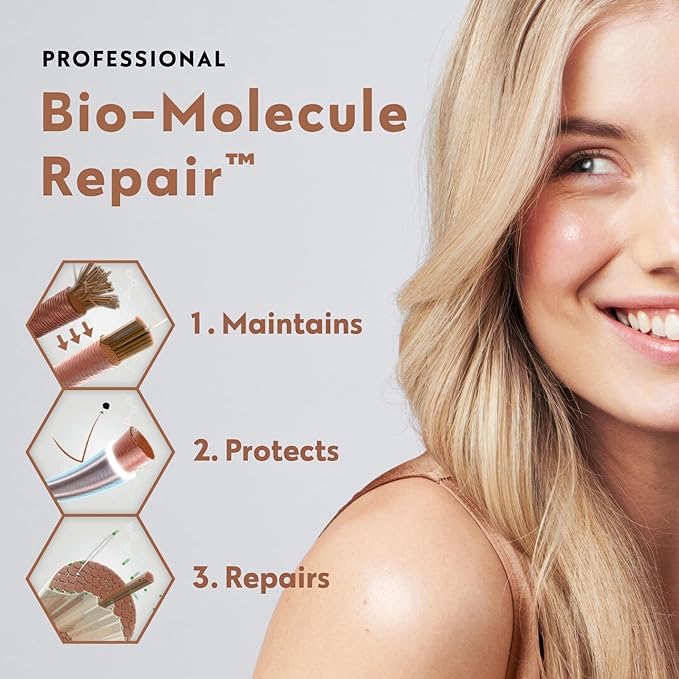 FOUR REASONS Bio-Molecule Repair Hair Mask for Damaged Hair – Hydrating & Deep Conditioning Hair Mask & Bond Repair Treatment for Dry, Frizzy, or Color Treated Hair – Vegan & Sulfate-Free