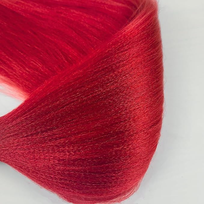 Red Braiding Hair Pre stretched Boho Hair for Braiding Hair Extensions Micro Curl Boho Braids Curly Crochet Bohemian Braids Water Deep Wave Non Toxic Ez Braid Knotless