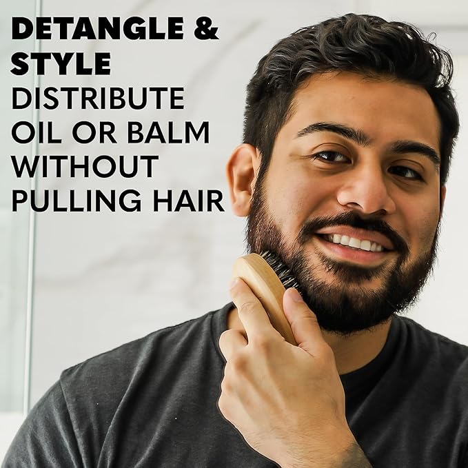 The Beard Club Beard Care Kit & Mens Grooming Kit - Essentials for a Healthier Looking, Stylish Facial Hair - Straight Edge Razor, Shampoo, Cedar Balm & Oil, and Boar Bristle Brush