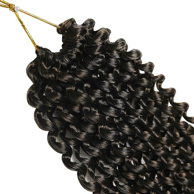 RIHANNAHAIR 7 Packs Passion Twist Hair 18 Inch Pre Looped Water Wave Crochet Hair Spring Twist Bohemian Braids for Black Women