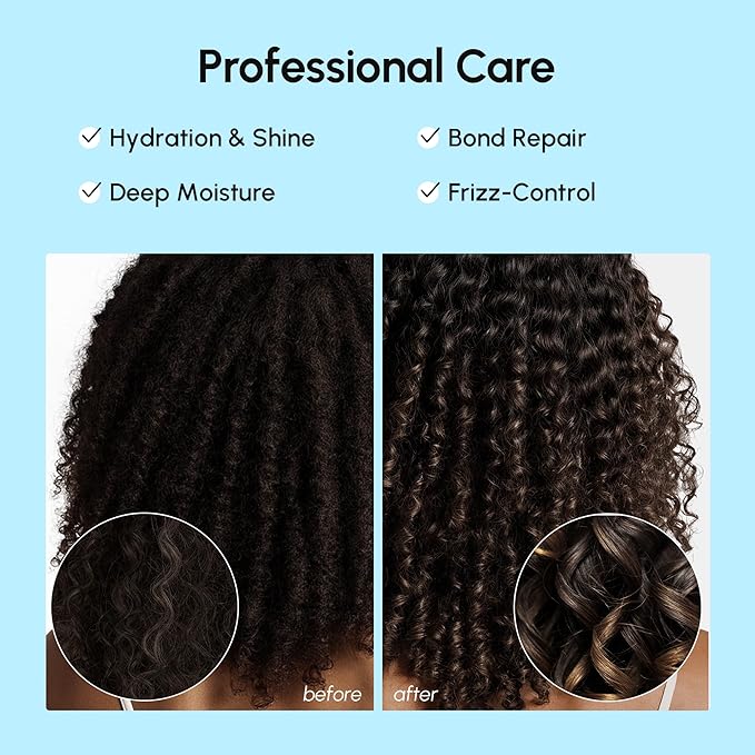 MAREE Hair Oil for Frizzy - Hair Vitamins Keratin Styling Capsules with Jojoba & Argan Oil - Anti Frizz Serum for Women Heat Protectant - Frizzy, Damaged, Dry & Curly - Gotas & Aceite Para el Cabello