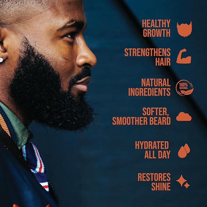 Evan Alexander Morning and Night Beard Care Kit - Includes Wash, Oil, Conditioner & Balm - Encourages Growth, Repairs Damage & Boosts Beard Health - For All Beard Types