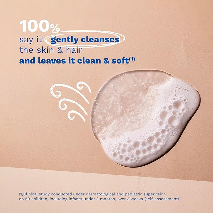 Mustela Baby Gentle Cleansing Gel - Baby Hair & Body Wash - with Natural Avocado fortified with Vitamin B5 - Biodegradable Formula & Tear-Free â€“ 16.90 fl. oz. (Pack of 1)