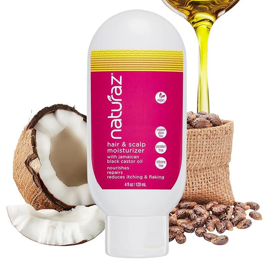 Hair & Scalp Moisturizer | Conditioning Leave In for Dry, Damaged, Curly Hair | Nourishing Moisturizer to Support Growth, Reduce Itching & Flaking | 4 Fl Oz