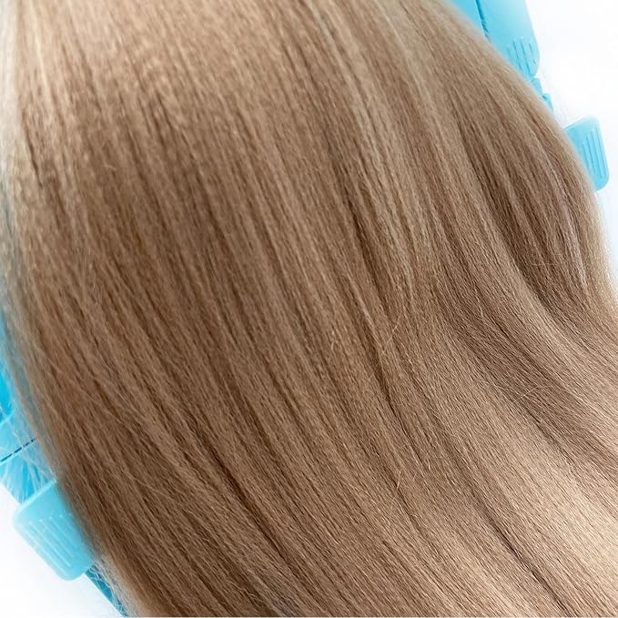 Ash Blonde Brown Braiding Hair Pre Stretched Knotless Synthetic Hair for Braiding Box Braids Crochet Jumbo Kids Micro Prestretched Braids Extensions 26 inch