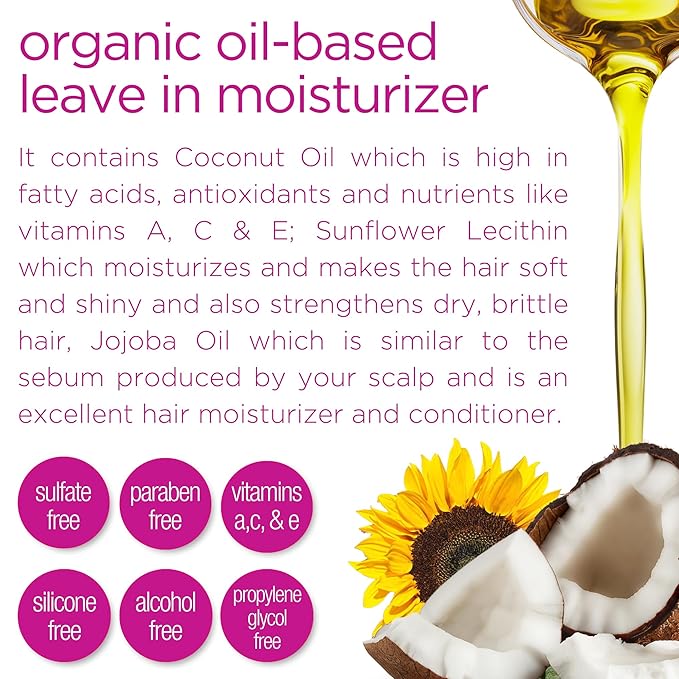 Hair & Scalp Moisturizer | Conditioning Leave In for Dry, Damaged, Curly Hair | Nourishing Moisturizer to Support Growth, Reduce Itching & Flaking | 4 Fl Oz